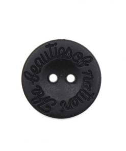 Пуговица 15 мм черный LA 1725 24L  цв.Black 100/3