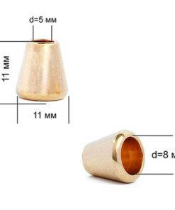 Наконечник металлический OR.0305-5347 10,85*11,04мм цв.золото